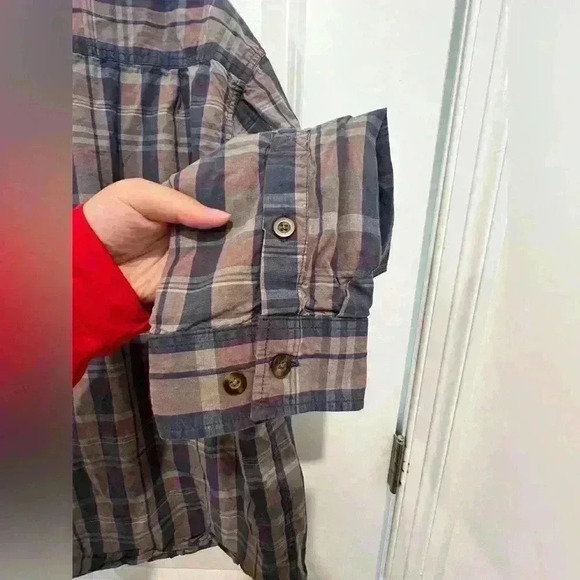 Carhartt Men’s Plaid Button Up Shirt Relaxed Fit Size Large - Picture 5 of 15